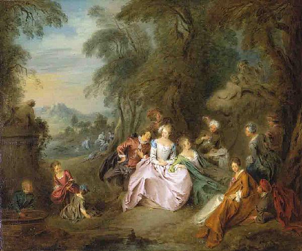 Jean-Baptiste Pater Repose in a Park